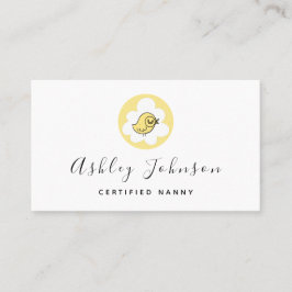 Whimsical Baby Chic Baby Care Services Visitenkarte