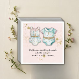 Whimsical Baby Clothes Gender Neutral Baby Dusche Serviette