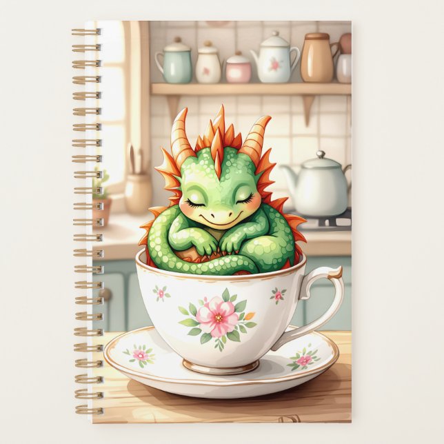 Whimsical Baby Dragon Fantasy Plane Planer (Vorderseite)