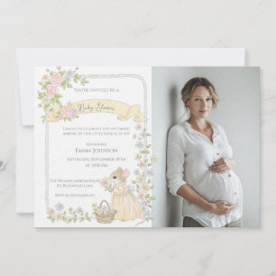 Whimsical Baby Shower Mäuse Baby Shower Einladung