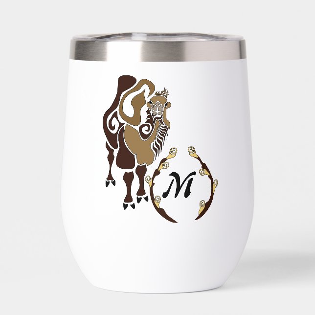 Whimsical Bactrian Camel Monogram (Rückseite)