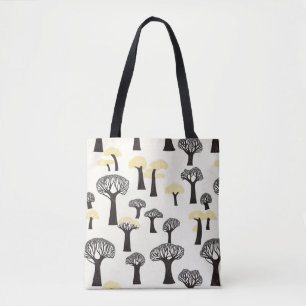 Whimsical Baobab Tree Muster Tasche