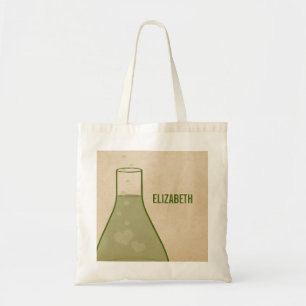 Whimsical Beaker Tote Bag, grün Tragetasche