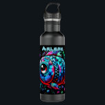 Whimsical Big-Eyed Fish Nautical Personalized Edelstahlflasche<br><div class="desc">Generally, fish are seen as symbols of **abundance and prosperity** due to their prolific nature, as well as **transformation and adaptability** because of their fluid movement through water. They also represent **fertility and rebirth** given their high reproductive rates, and **wisdom and knowledge**, often associated with their mysterious underwater existence. In...</div>