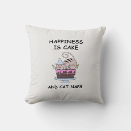 Whimsical Birthday Cat Kissen