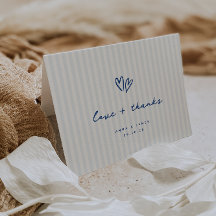 Whimsical Blue Hearts Wedding Foto