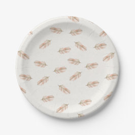 Whimsical Bohemisch Dreamcatcher Party Plate Pappteller