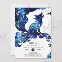 Whimsical Boho Wolf Birthday