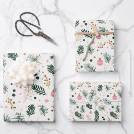Whimsical Botanical Geschenkpapier Set