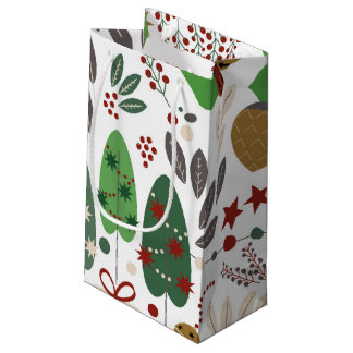 Whimsical Botanical Vacances Petit Cadeau Sac