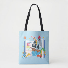 Whimsical Boy Library Totbeutel Tasche