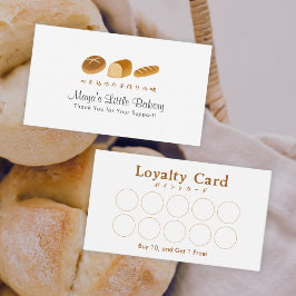 Whimsical Bread Home Bakery Loyalty Rewards Visitenkarte