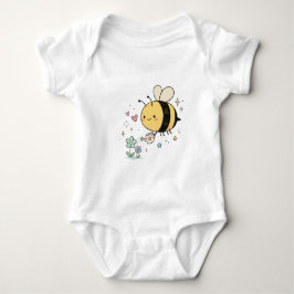Whimsical Bumblebee baby Plant Moms Strampler