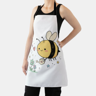  Whimsical Bumblebee Nature Lover  Schürze