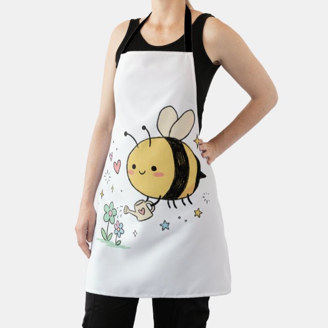  Whimsical Bumblebee Nature Lover  Schürze (InSitu)