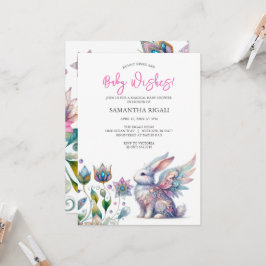 Whimsical Bunny Baby Shower Einladungen
