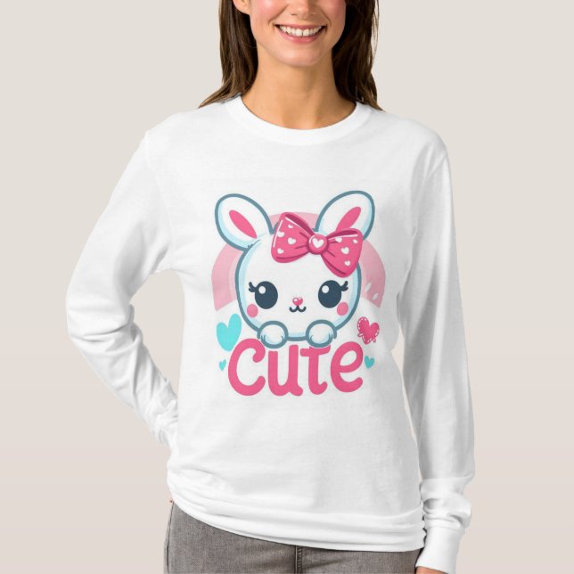Whimsical Bunny Fun Shirt (Vorderseite)