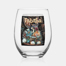 Whimsical Bunny Rabbit Personalisiert