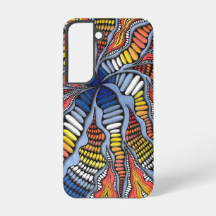 Whimsical Bunt Neurografischer Zen-Doodle Starburs Samsung Galaxy Hülle