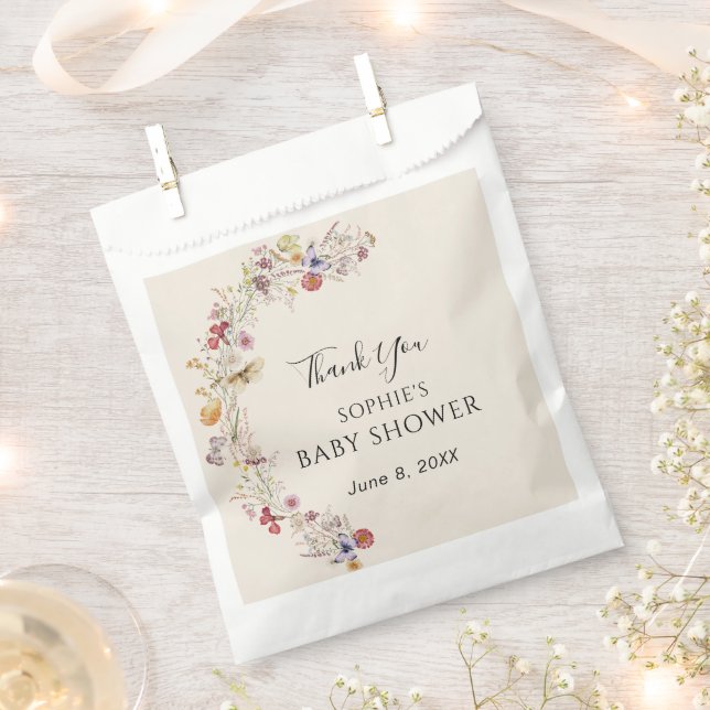 Whimsical Butterflies Babydusche Geschenktütchen (Ausgeschnitten)