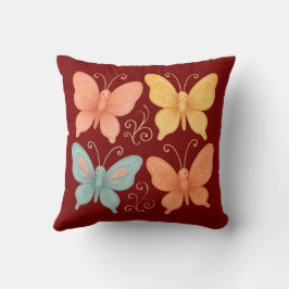 Whimsical Butterflies Kissen