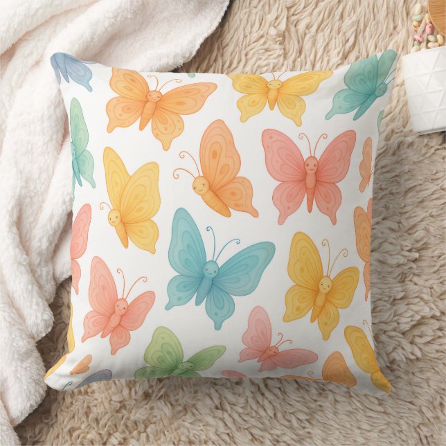 "Whimsical Butterflies" Kissenhülle Kissen (Decke)