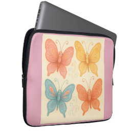 Whimsical Butterflies  Laptopschutzhülle