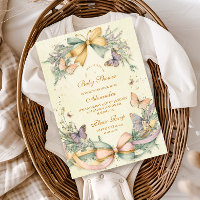 Whimsical Butterfly Bow Baby Dusche