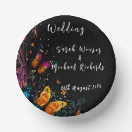 Whimsical Butterfly Garden Postcard Pappteller