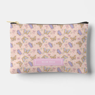 Whimsical Butterfly Girl Personalisiert Cosmetic B Zubehörtasche