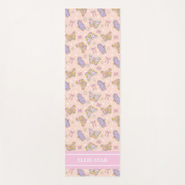 Whimsical Butterfly Girl Personalisiert Yogamatte