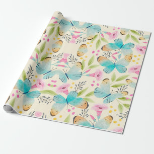 Whimsical Butterfly Planner Notebook Geschenkpapier