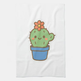 Whimsical Cactus Geschirrtuch