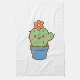 Whimsical Cactus Geschirrtuch