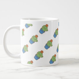 Whimsical Cactus Jumbo-Tasse