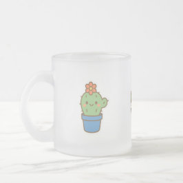 Whimsical Cactus Mattglastasse