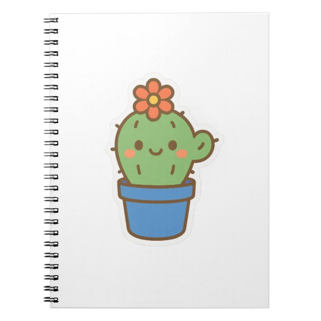 Whimsical Cactus Notizblock (Vorderseite)