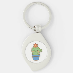 Whimsical Cactus Schlüsselanhänger