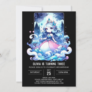 Whimsical Castle Princess Geburtstag Einladung