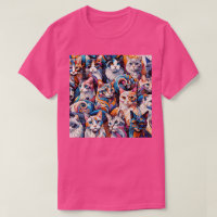 Whimsical Cat Mosaic - Kaleidoskopische Feline Ext