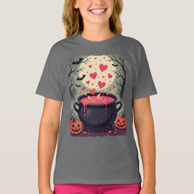 Whimsical Cauldron Of Love T-Shirt (Vorderseite)