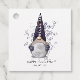 Whimsical Celestial Galaxy Gnomes Fvor Tags Geschenkanhänger