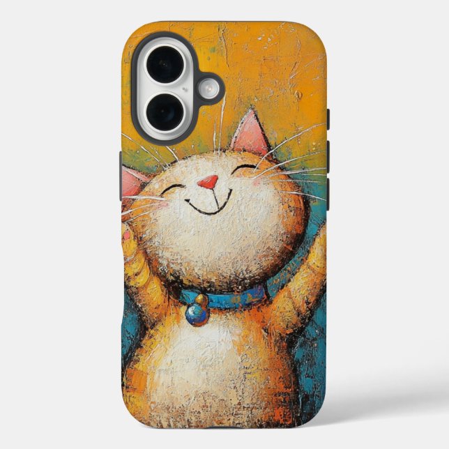 Whimsical Chat Phone I6 Coque (Verso)