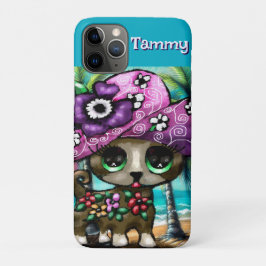 Whimsical Chihuahua Dog Palmen Personalisiert Case-Mate iPhone Hülle