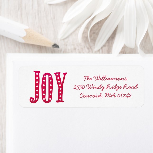 Whimsical Christmas Doodled Joy Custom (Insitu)