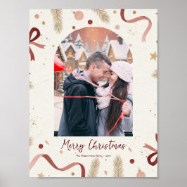 Whimsical Christmas Holiday Poster – Minimal Desig