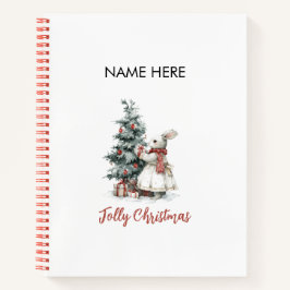 Whimsical Christmas Notebook | Holiday Gifts Notizbuch