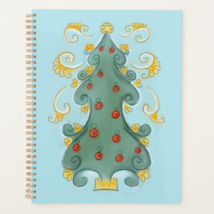 Whimsical Christmas Tree Design Planer