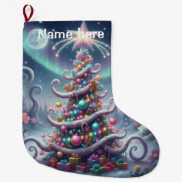 Whimsical Christmas Tree -  Großer Weihnachtsstrumpf