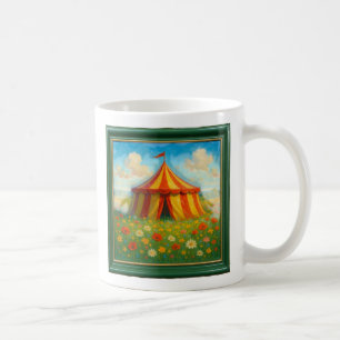 Whimsical Circus Tent Mug Kaffeetasse